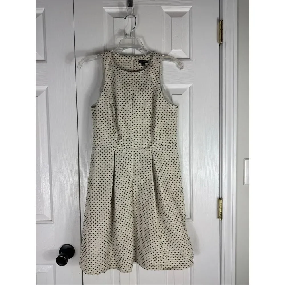 Ann Taylor Womens Dot Dress Size 4P